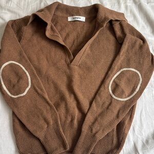 GIMAGUAS VNECK COLLARED SWEATER